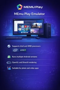 MEmuPlay Emulator MEmu Play Android Emulator Features Infographics