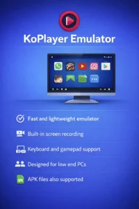 KoPlayer Emulator KoPlayer Android emulator for using Remini Pro apk on pc and macOS