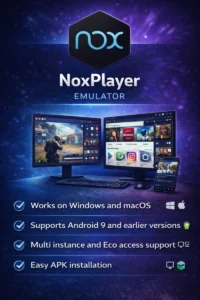 NoxPlayer Emulator NoxPlayer Android Emulator Features Infographics