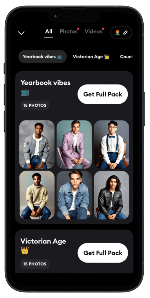 Remini ai yearbook vibes filter