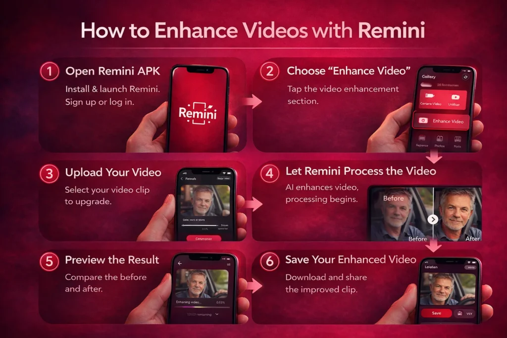 How to Use Remini AI Pro Video Enhancer Free How to Use Remini AI Video Enhancer