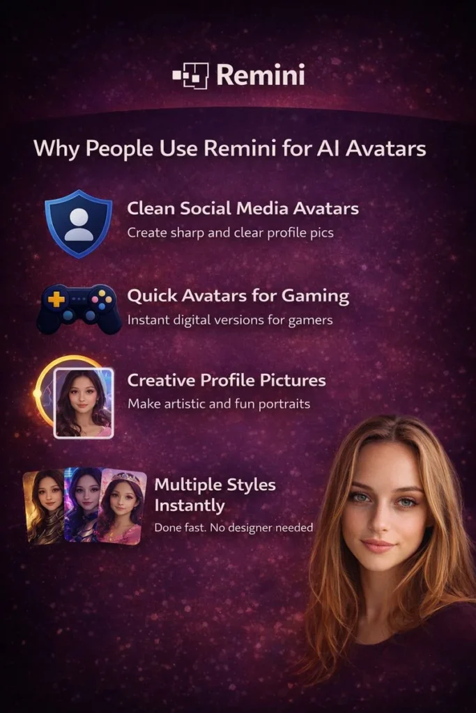 Remini for AI Avatars Why People Use Remini for AI Avatars